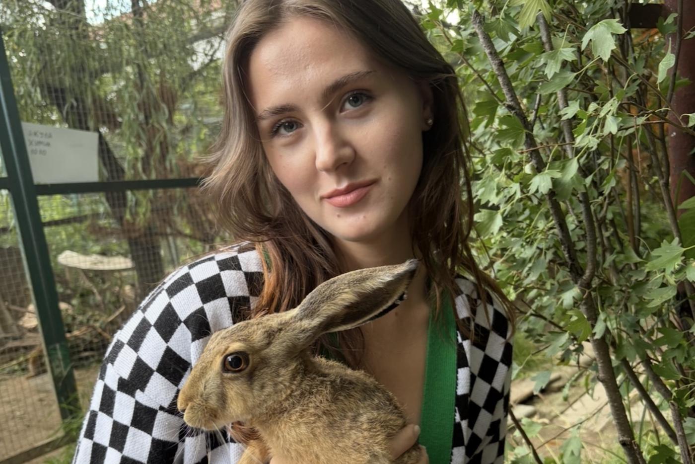 Кто помогает зайцам пройти "школу дичания" и поступить в лес