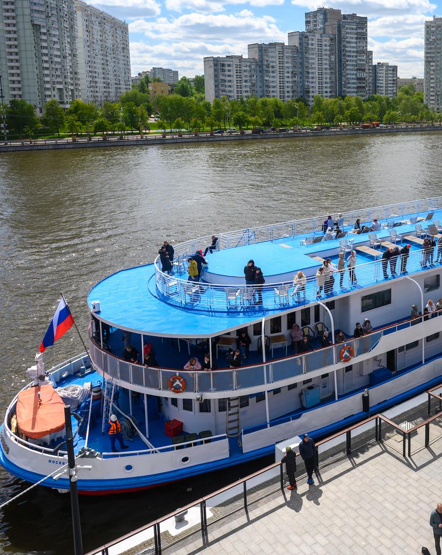 Почти 400 раз отправятся круизные теплоходы из Москвы по городам России до конца сезона навигации