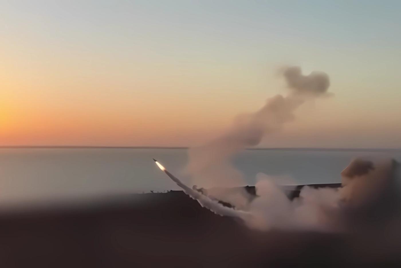 На Украине опубликовали видео с возможных испытаний крылатой ракеты "Фламинго"