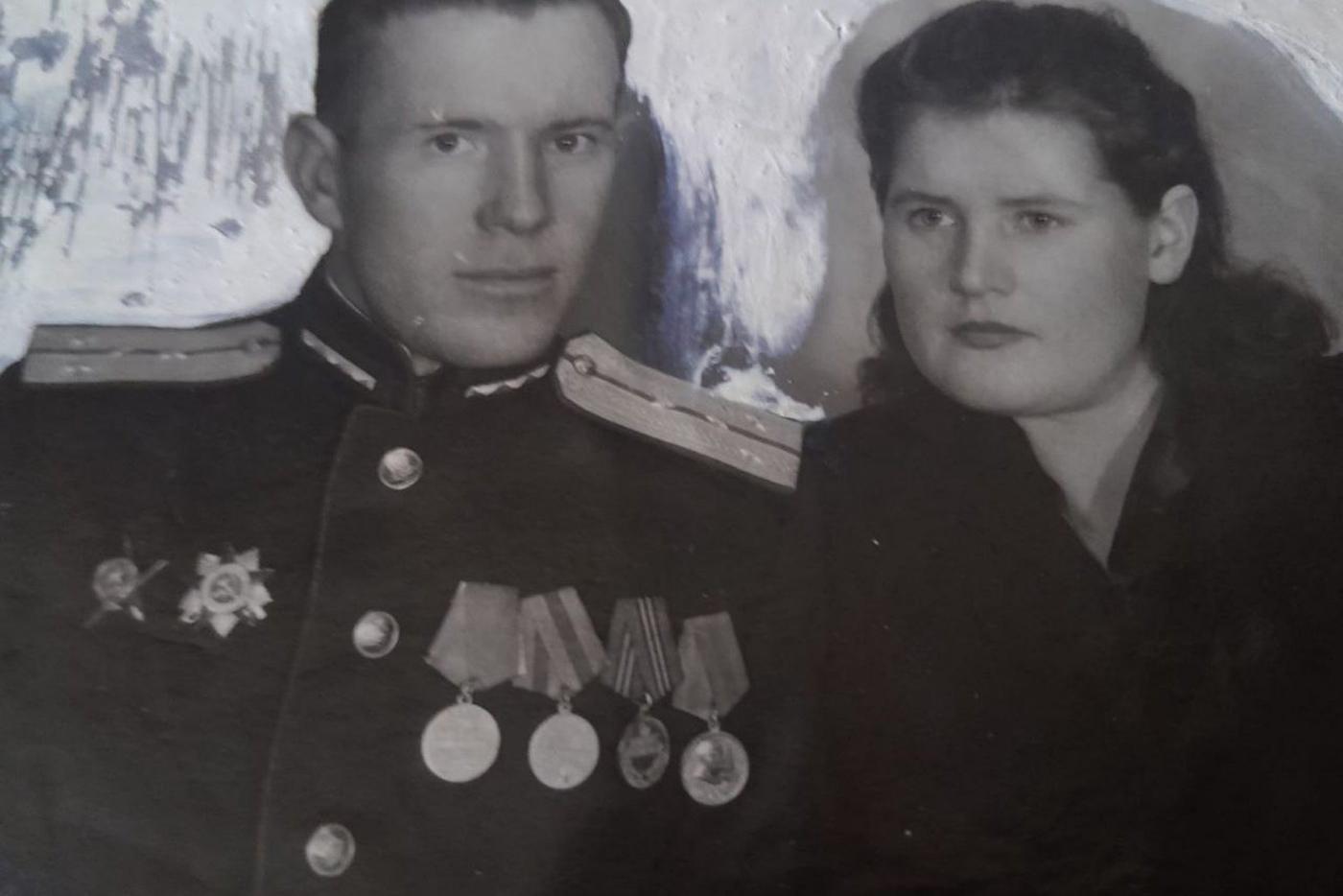 Сергей и Татьяна в 1944 году.