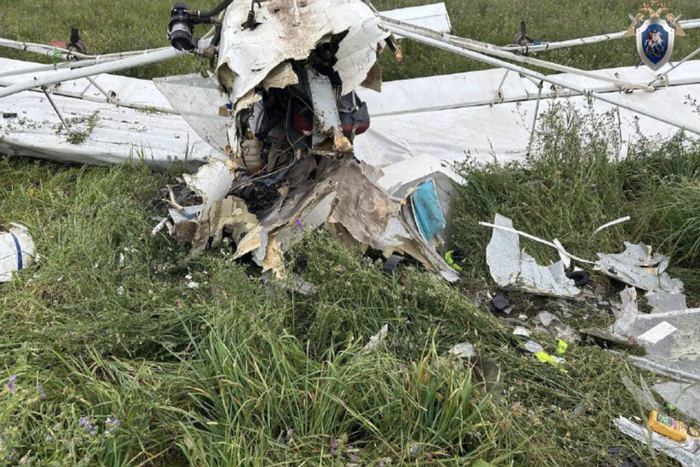 В Рязанской области разбился легкомоторный самолёт Х-32 "Бекас"