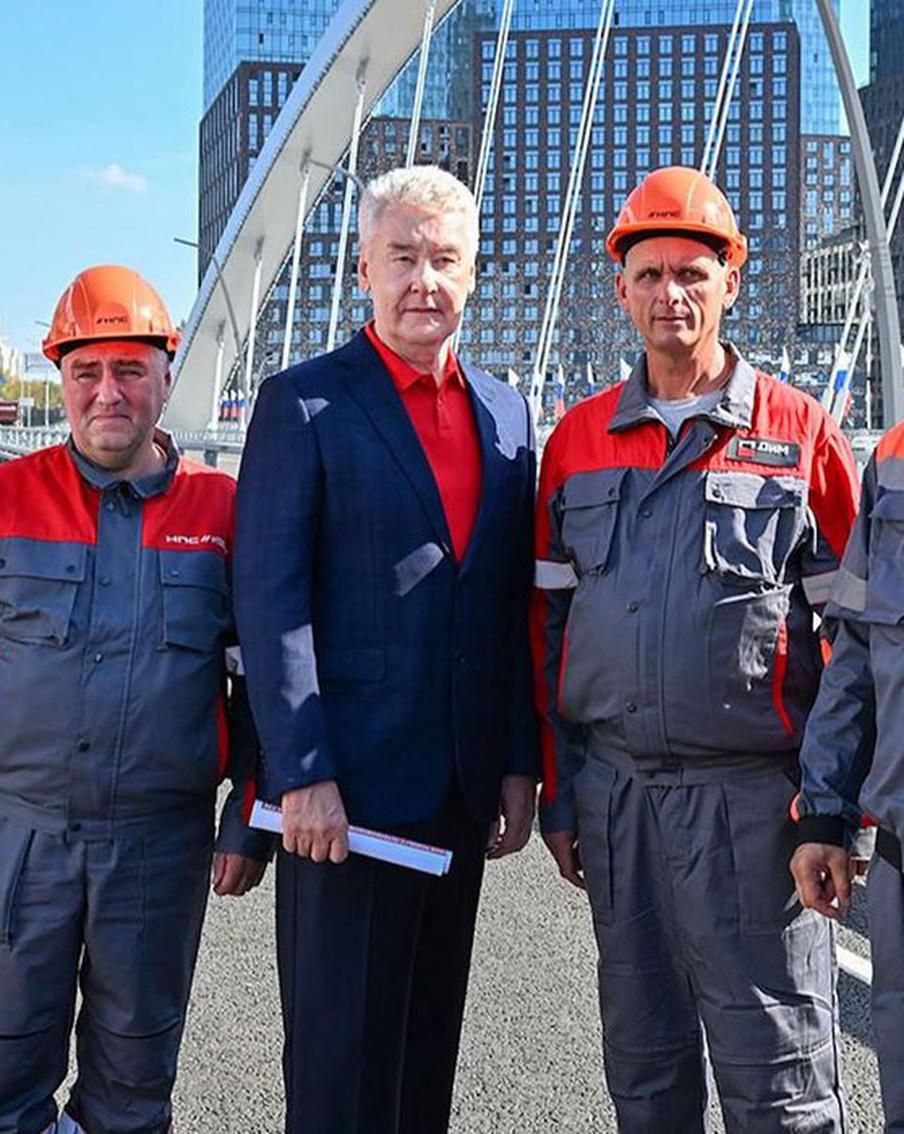 Собянин открыл движение по мосту Академика Королева через Москву-реку