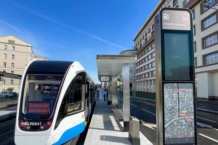 Новый трамвайный маршрут № 90 связал четыре ж/д вокзала — Собянин