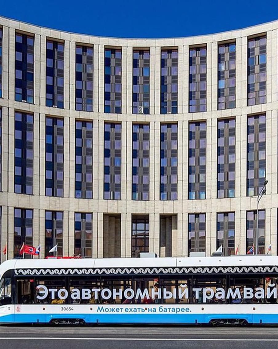 Трамвайная линия на проспекте Сахарова построена по технологии бесшовной укладки