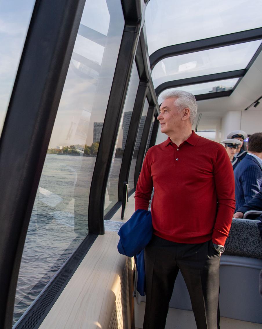 Мэр Москвы Сергей Собянин рассказал о достижениях речного транспорта столицы за два года работы