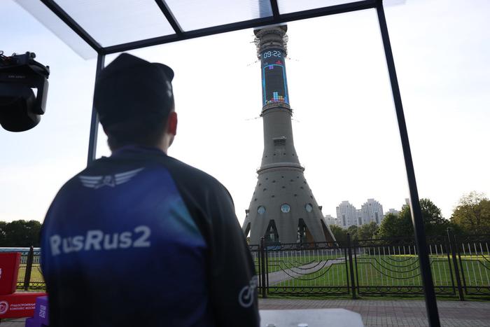 Для самой высокой партии в тетрис пригодилась Останкинская башня