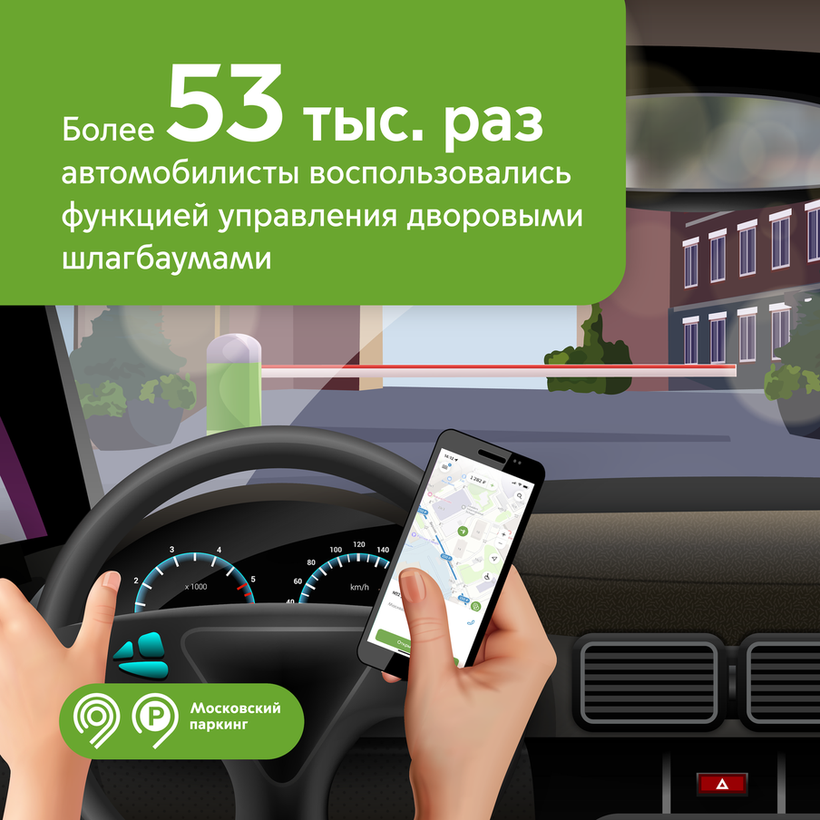 Максим Ликсутов: более 53 тыс. раз автомобилисты воспользовались функцией управления дворовыми шлагбаумами