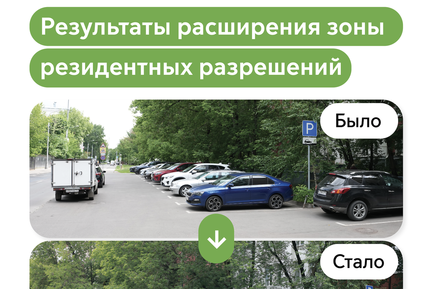 Число нарушений в расширенных зонах резидентных разрешений сократилось на 88%