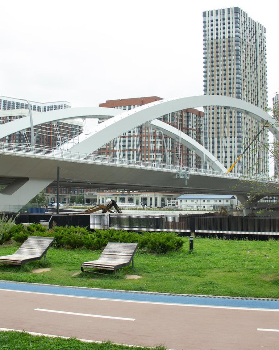 Василий Десятков: Более восьми тысяч тонн стали было использовано при строительстве моста Академика Королёва