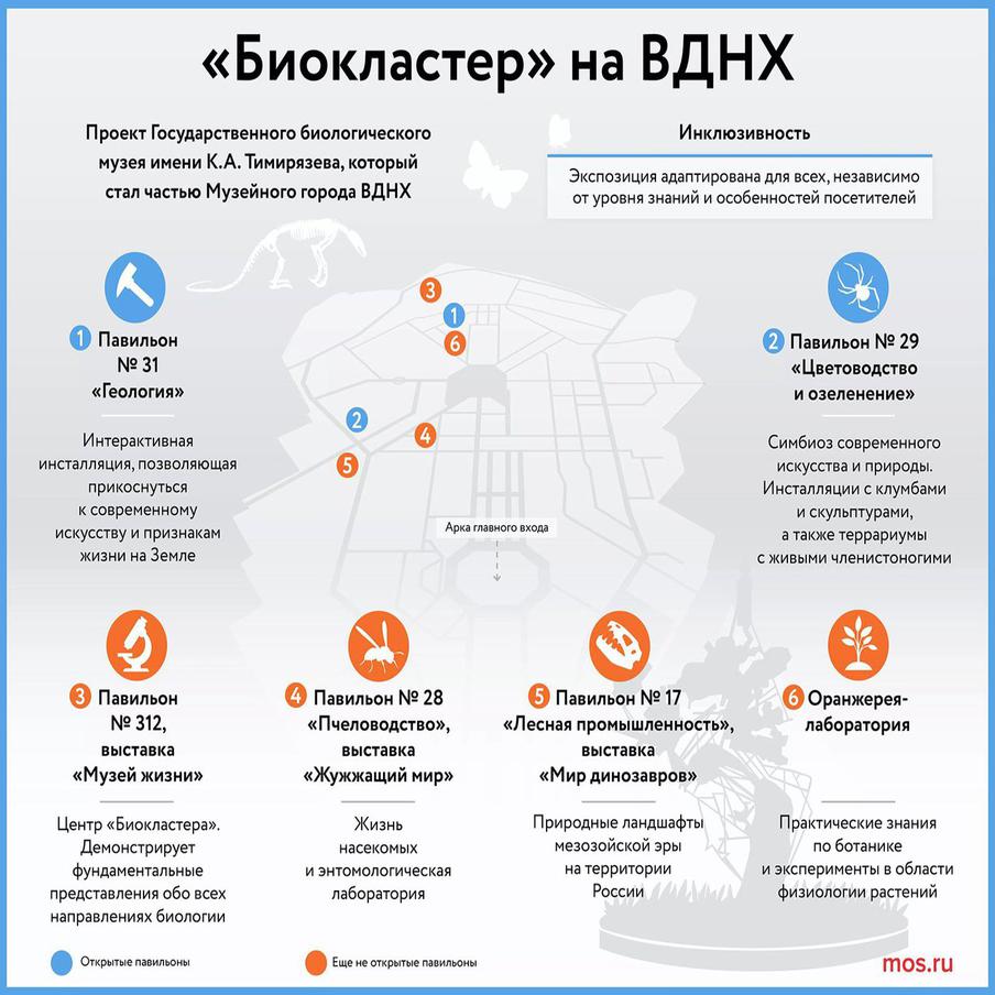 План "Биокластера" на ВДНХ.
