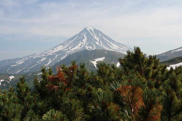 На Камчатке обнаружены двое сорвавшихся с вулкана Вилючинский туриста, ведутся поиски третьего члена группы