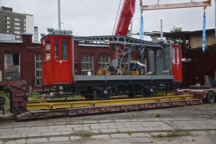 Музей транспорта Москвы завершил реставрацию крановой платформы СВАРЗ