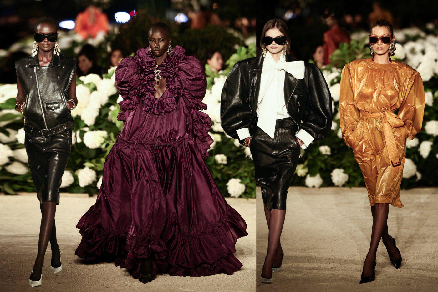 Показ Saint Laurent.
