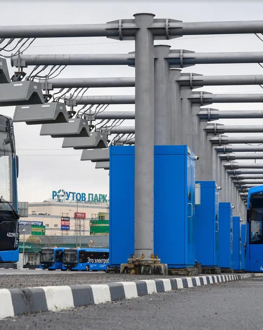 47 экологичных маршрутов обслуживают электробусные парки "Красная Пахра", "Митино" и "Салтыковка"