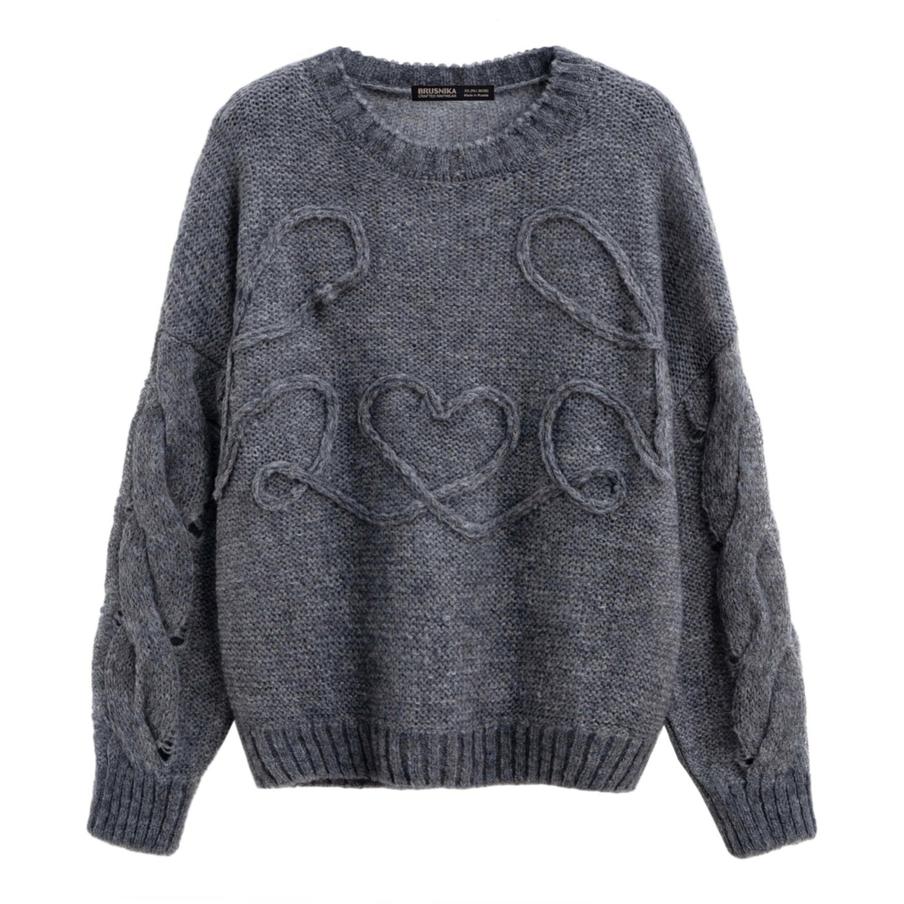 Джемпер из шерсти и мохера Brusnika (14 500 ₽)