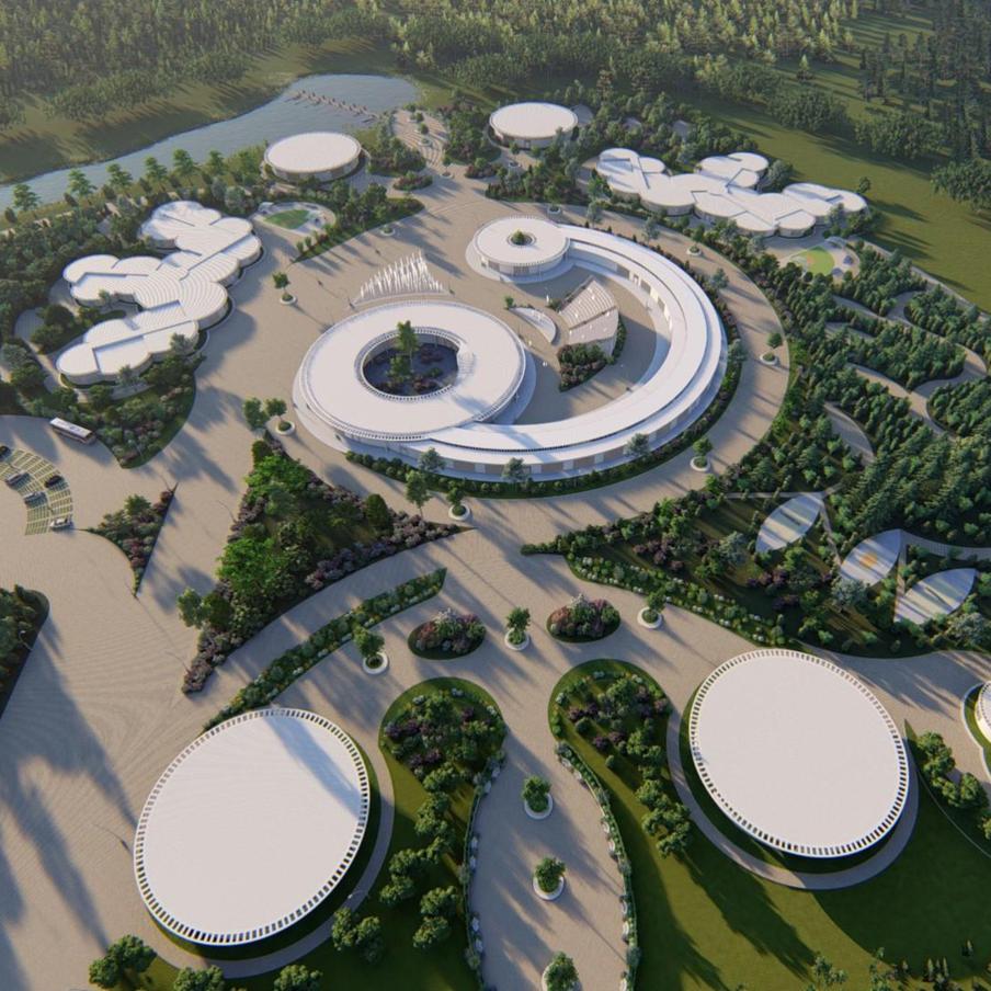 Проект ультурно-рекреационного комплекса в городе Балахна.