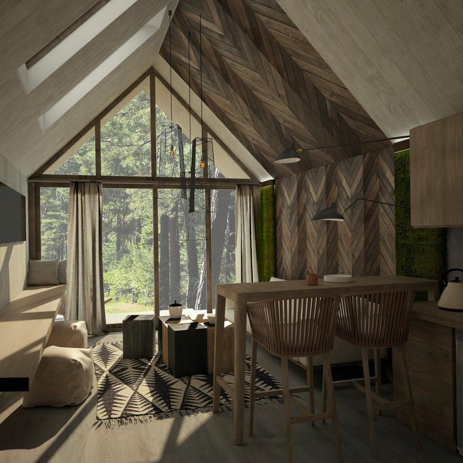 Концепция базы отдыха на Куршской косе.