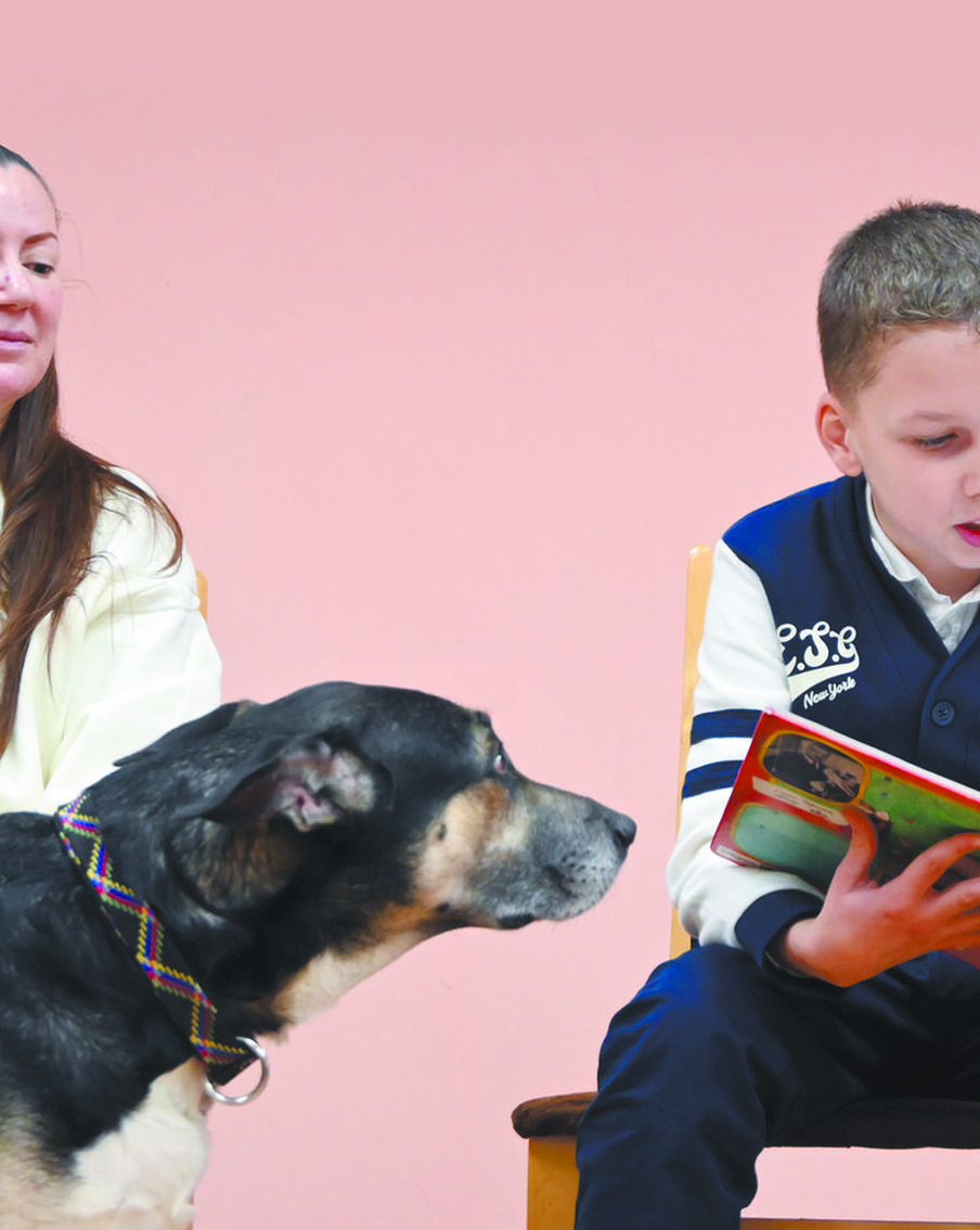 Научить ребёнка уважать природу и любить чтение помогут собаки-волонтёры