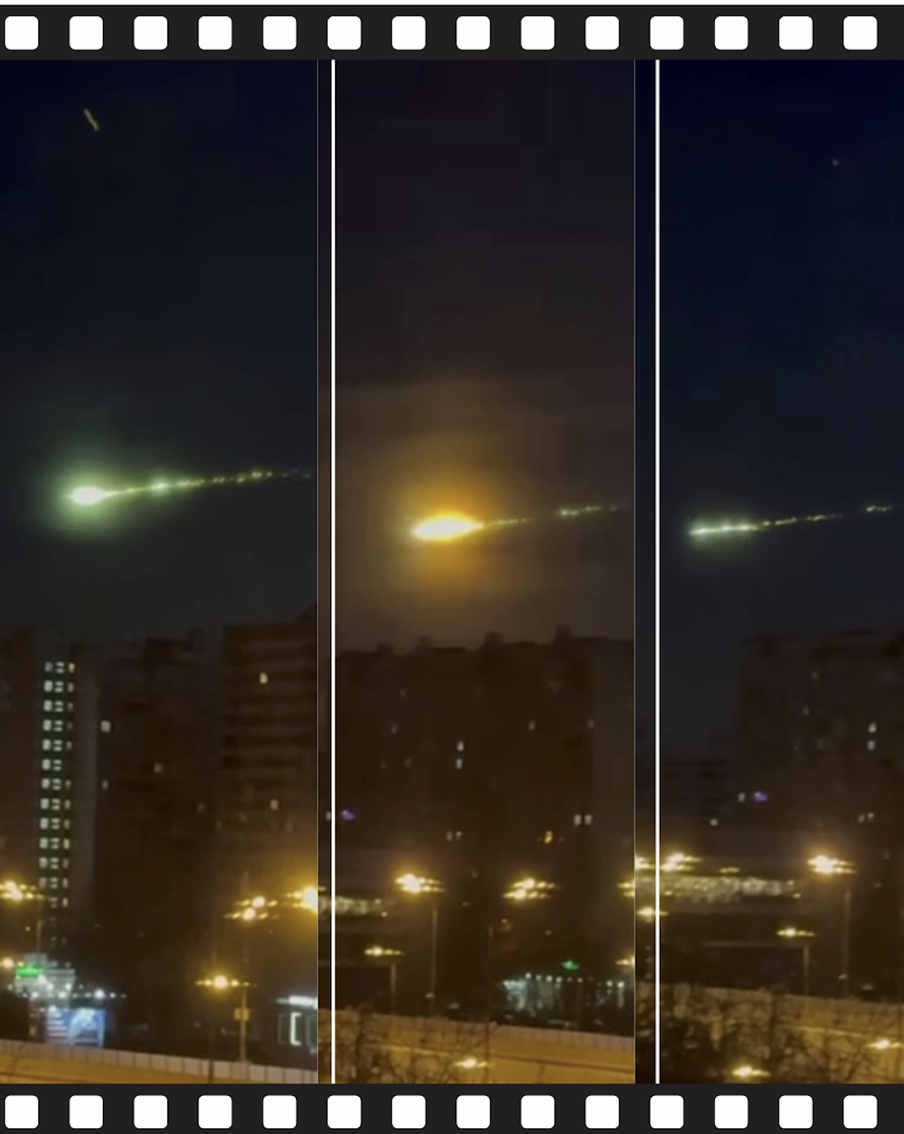 В небе над Москвой заметили "зелёный шар": что же это было?