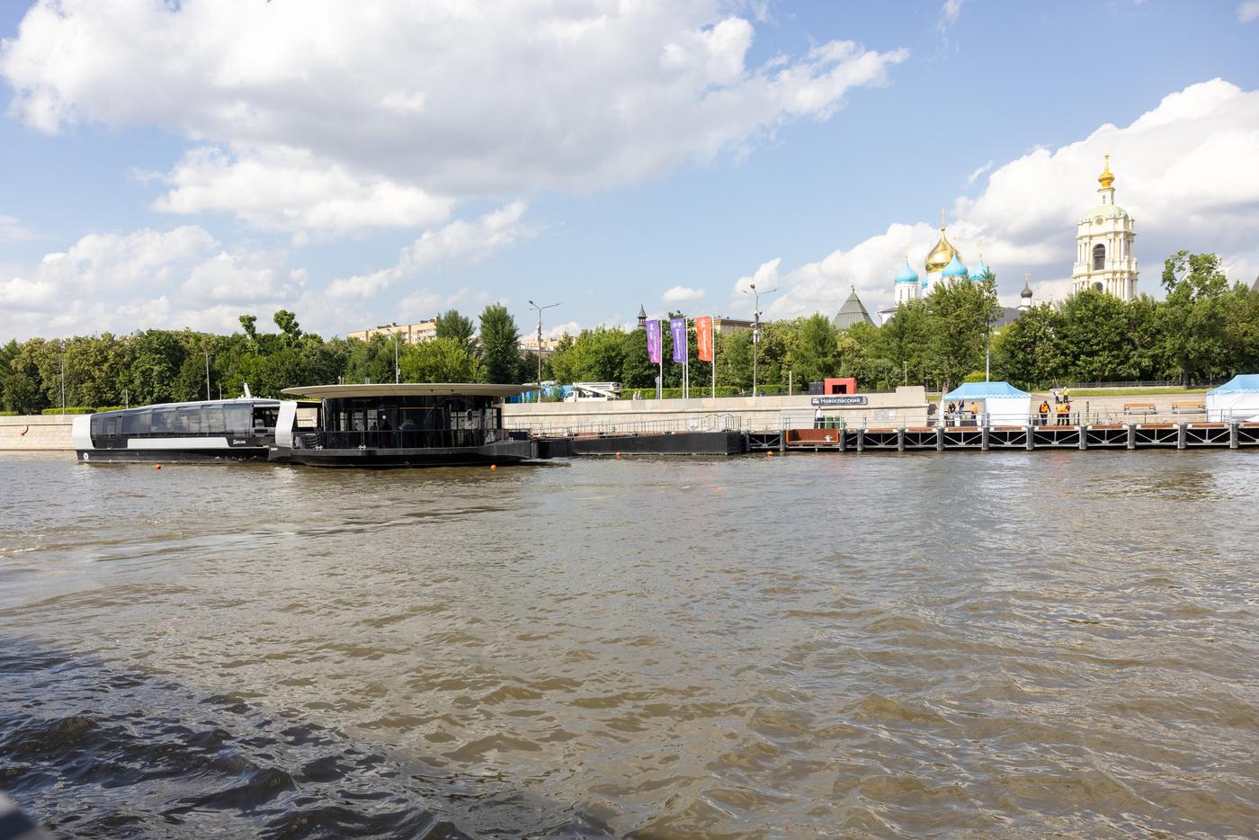 Новая остановка появится на регулярном речном маршруте "Новоспасский – ЗИЛ"