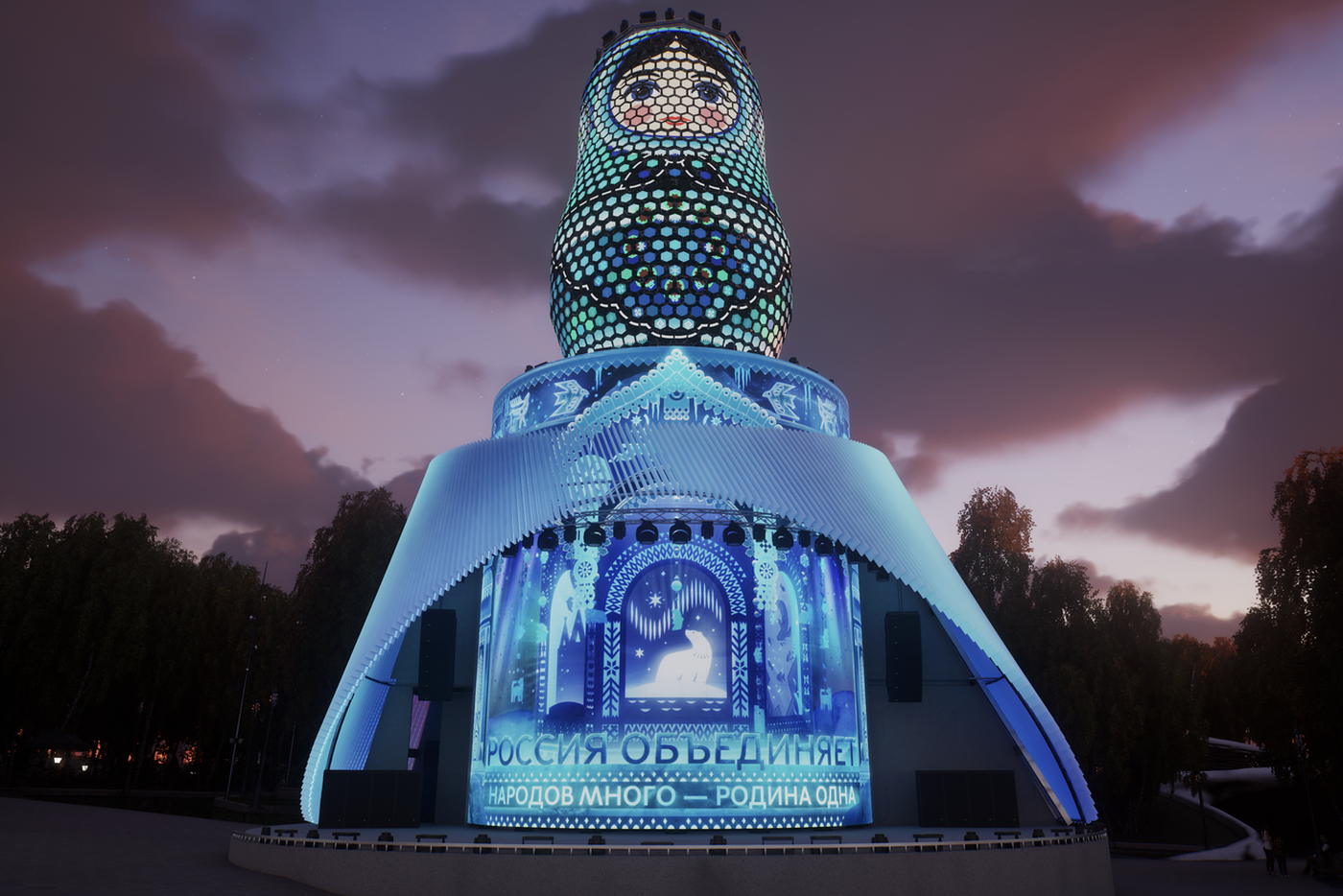 "Матрешка Москвы" приглашает в путешествие от Крайнего Севера до новых территорий в День народного единства