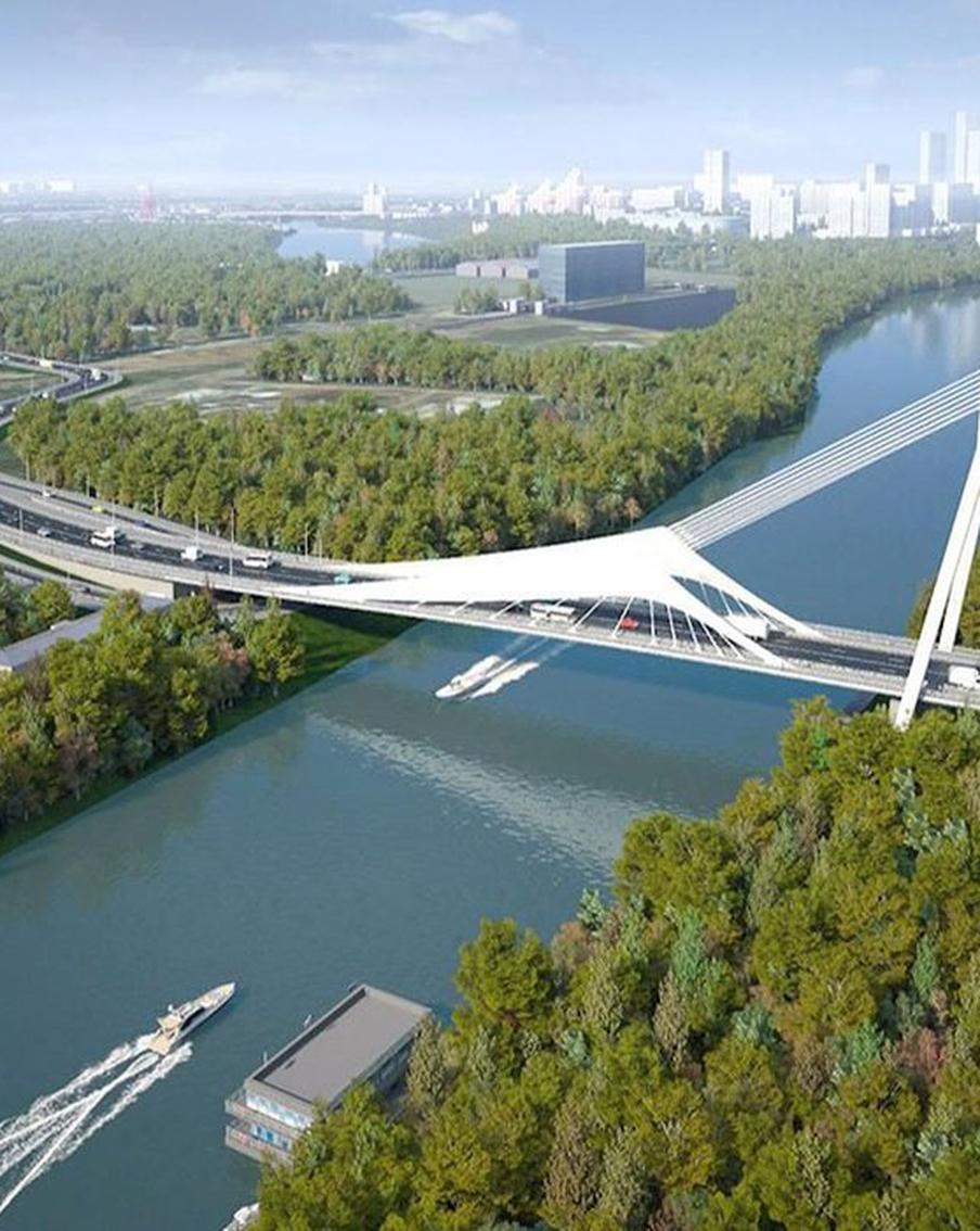 Сергей Собянин рассказал о строительстве моста-паруса на западе Москвы