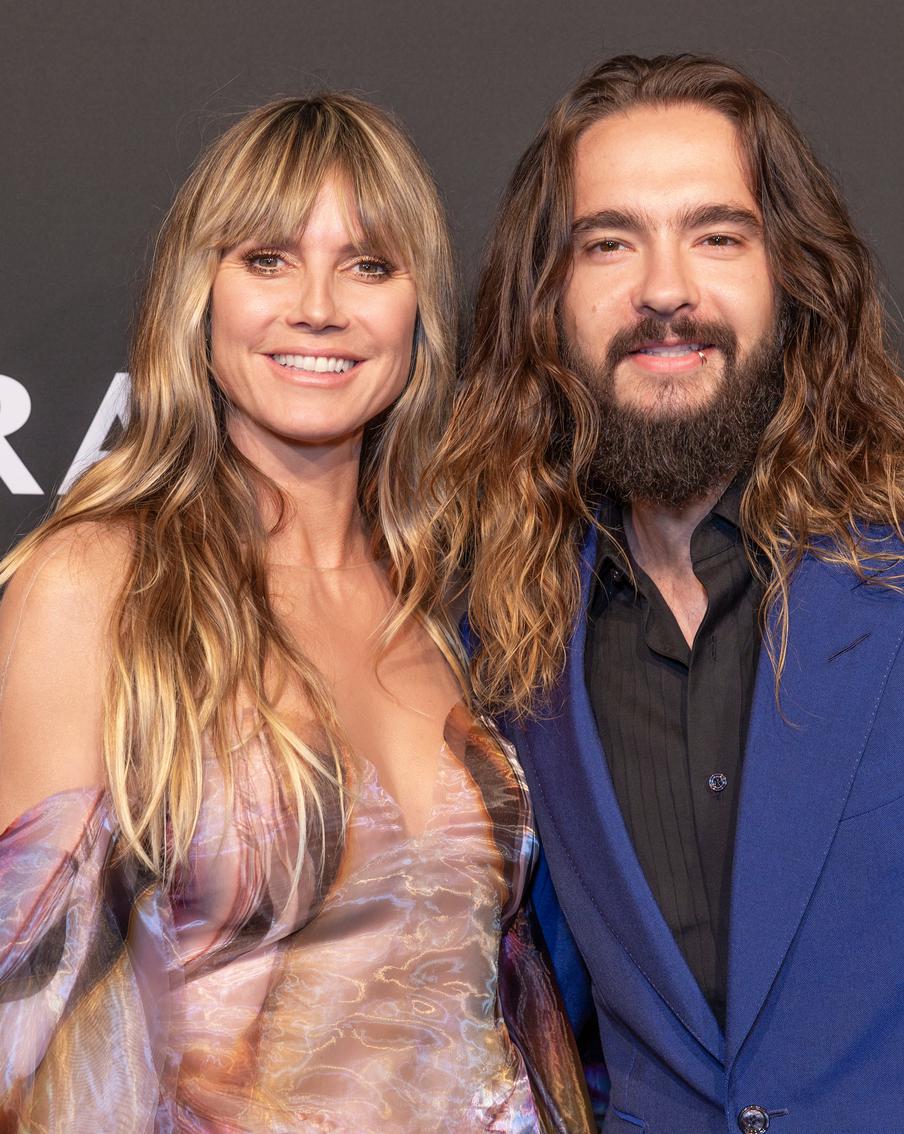 Хайди Клум и Том Каулитц без костюмов.