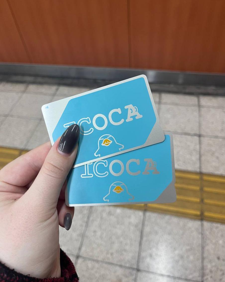 Проездные карты ICOCA.