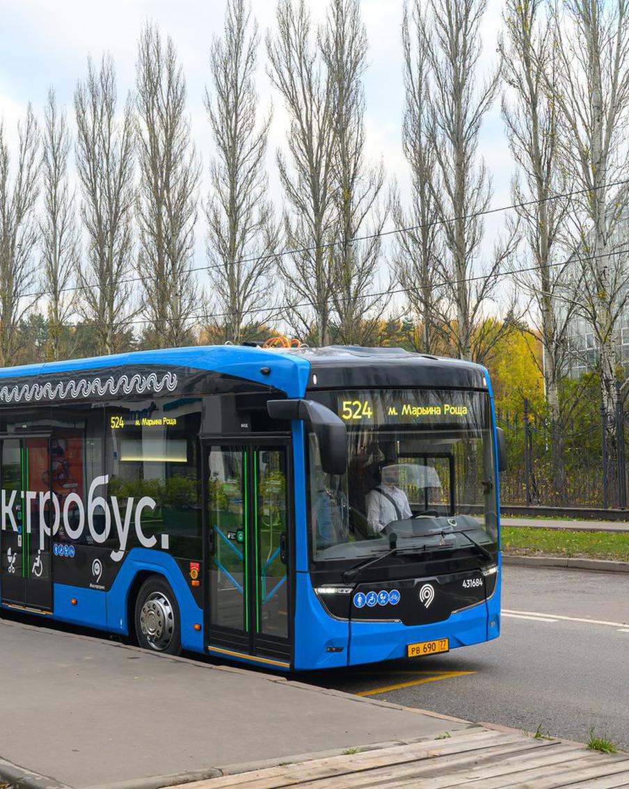 На северо-востоке Москвы запущен новый электробусный маршрут