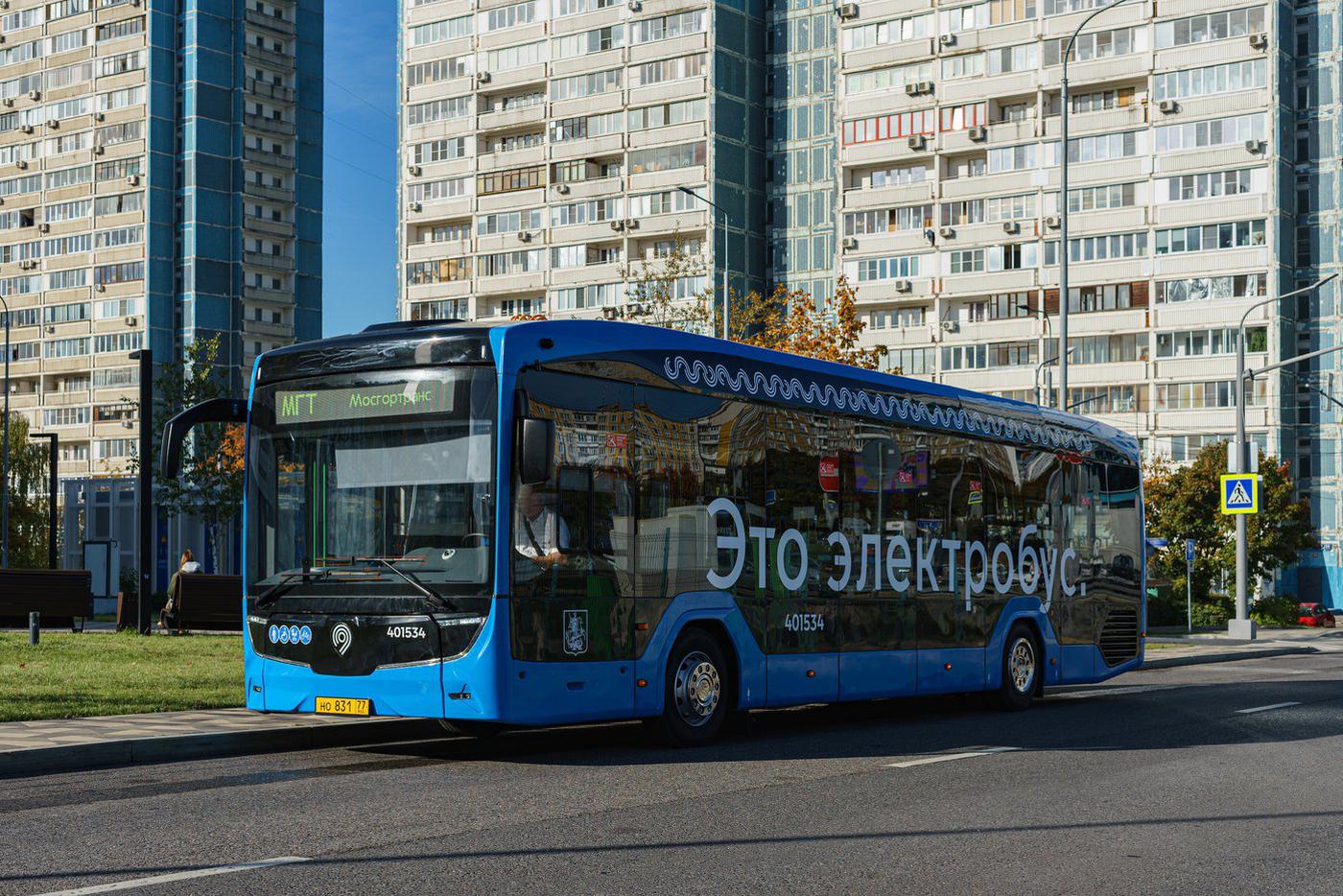 На 30% выросло количество поездок на электробусах за год