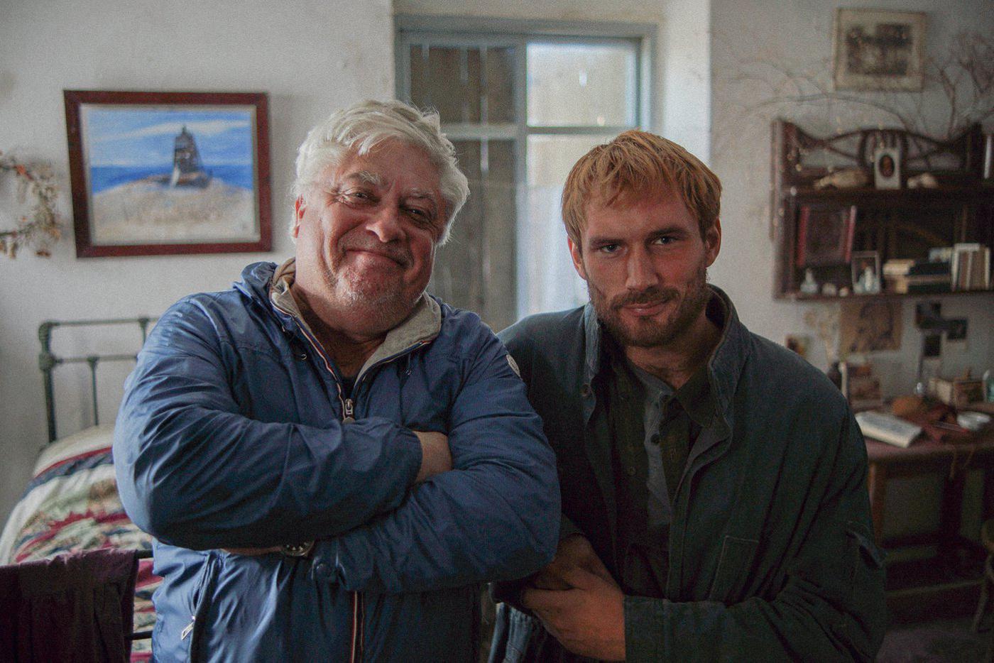 Сергей Члиянц и актёр Даниил Феофанов на съёмках картины "Ветер".