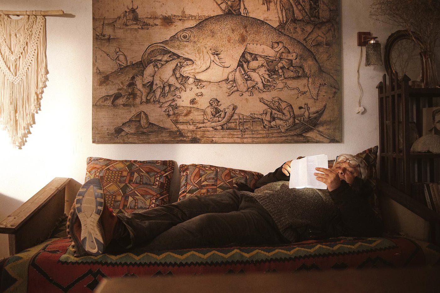 Сергей Члиянц на съёмках картины "Ветер".