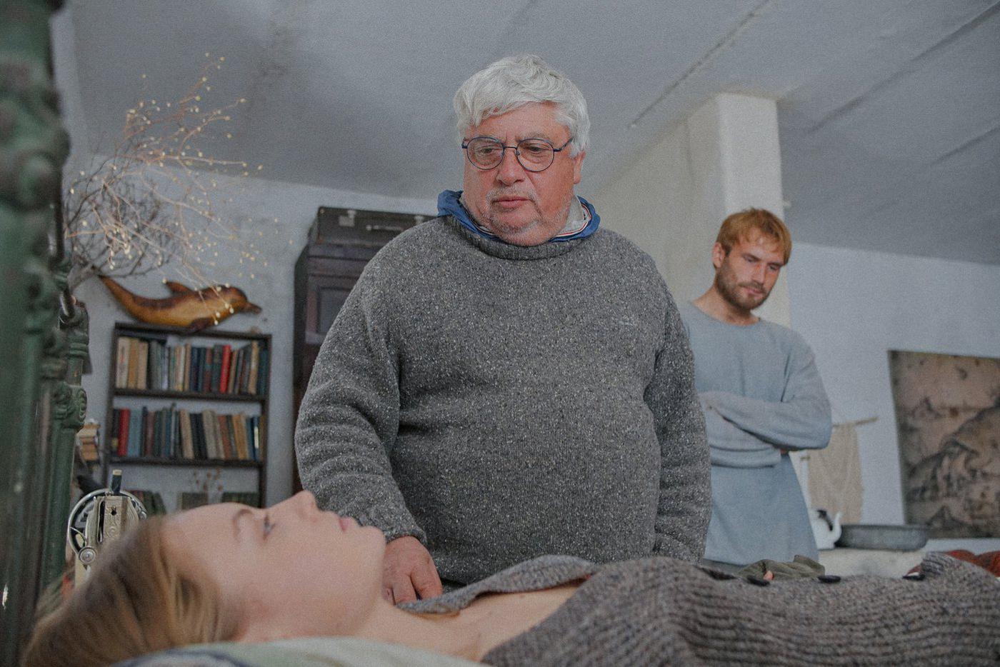 Сергей Члиянц на съёмках картины "Ветер".