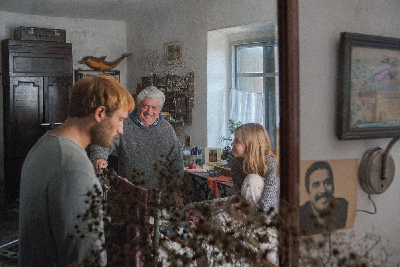 Сергей Члиянц на съёмках картины "Ветер".