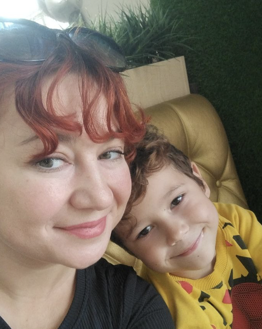 Полина и её сын