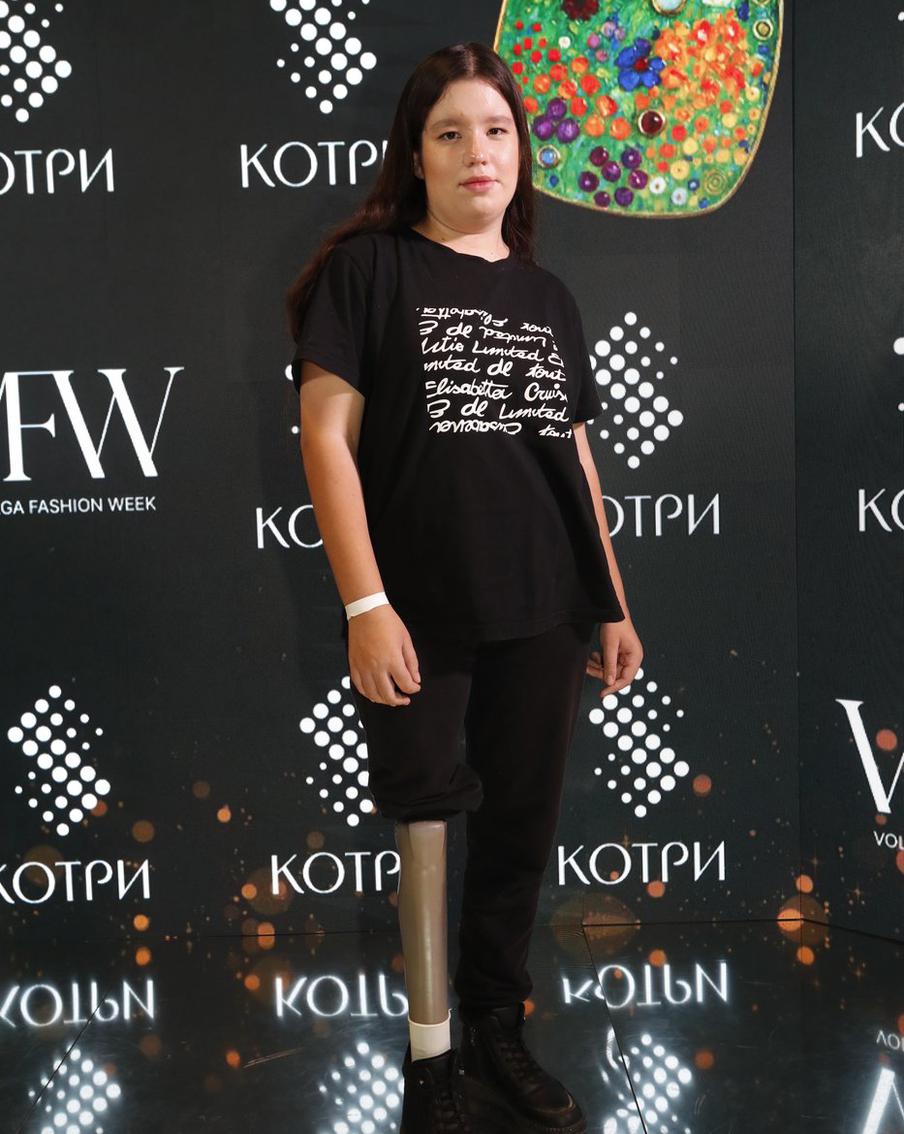 Настя Гриценко ещё долго находилась под впечатлением от показа.