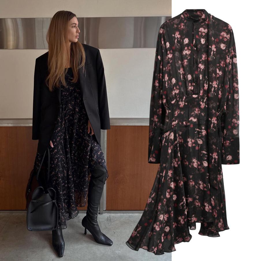 Платье из шифона Ushatava (31 900 ₽).