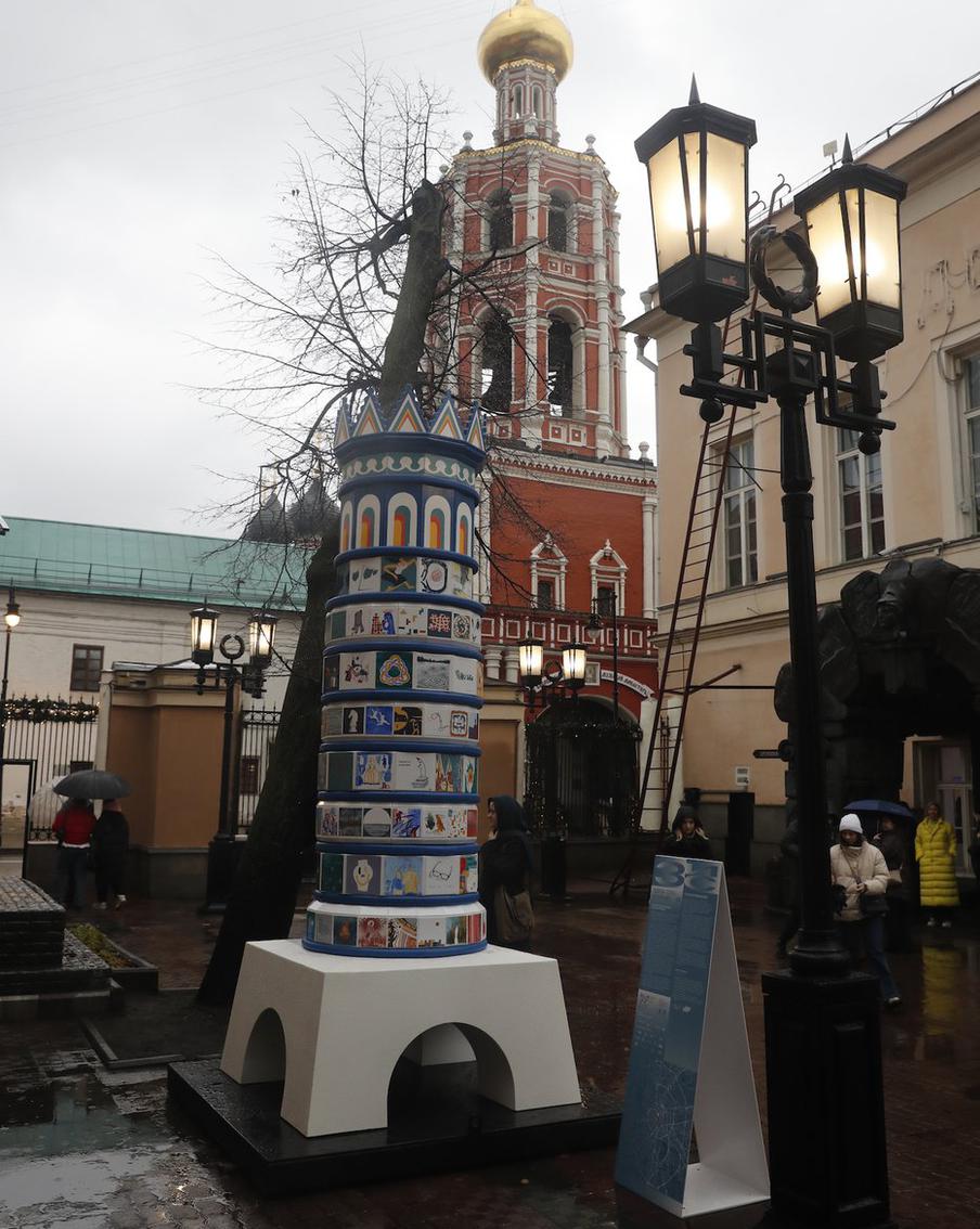 Новая башенка перекликается с колокольней Высоко-Петровского монастыря.