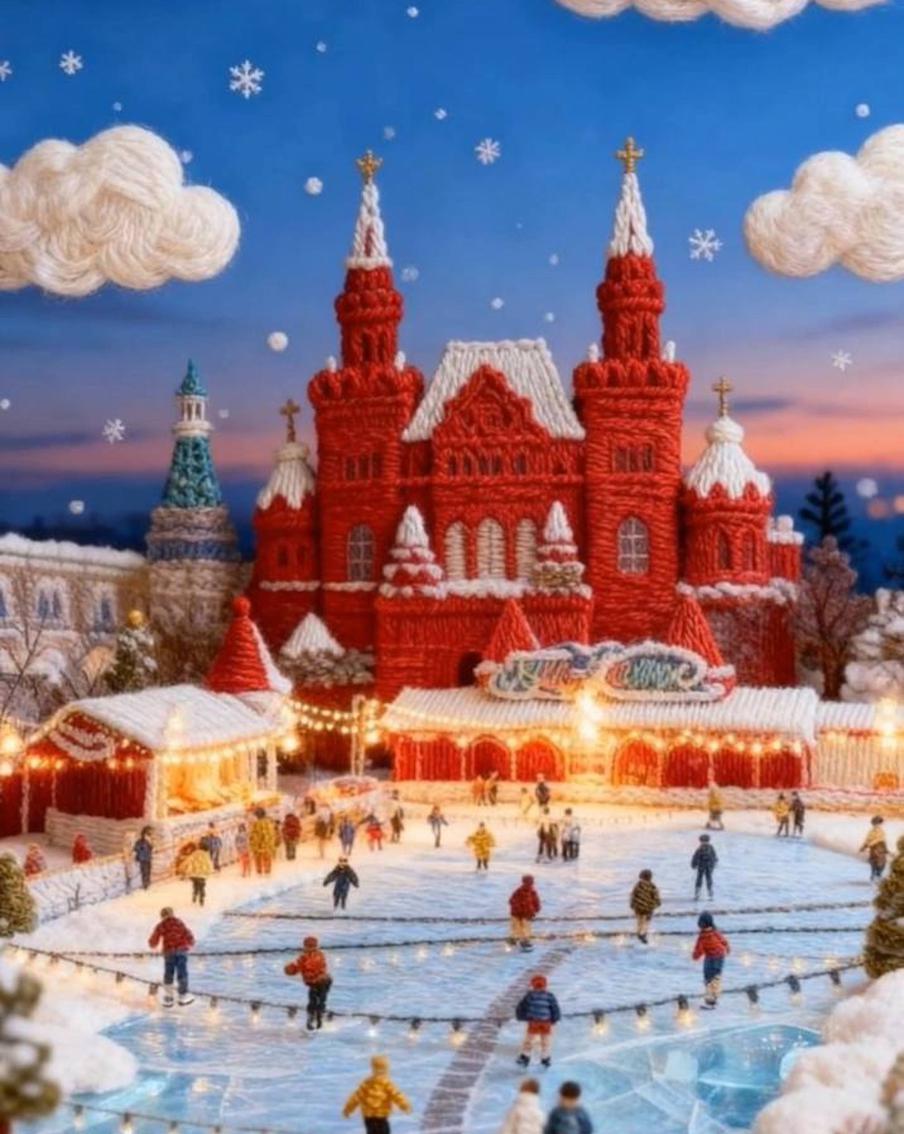 Новый ИИ-тренд: нейросеть вяжет московские улочки