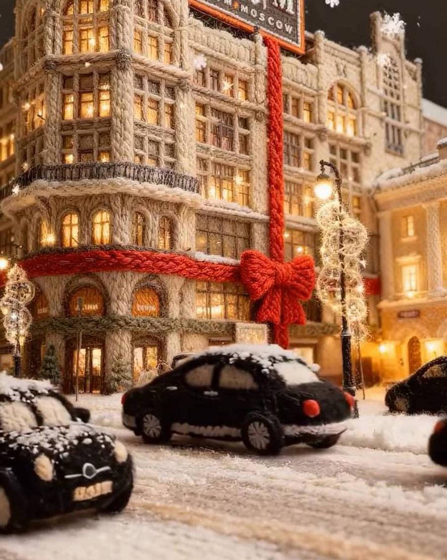 Шерстяной ЦУМ выглядит как таинственный готический замок.