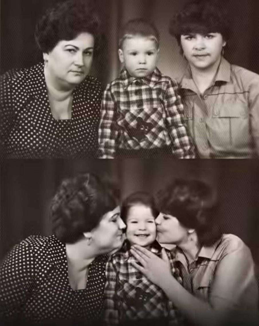 Оживлённые ретро фотографии получаются особенно душевными.