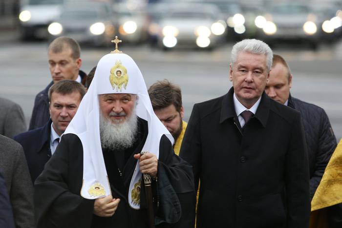 Сергей Собянин поздравил Патриарха Московского и всея Руси Кирилла с днём рождения