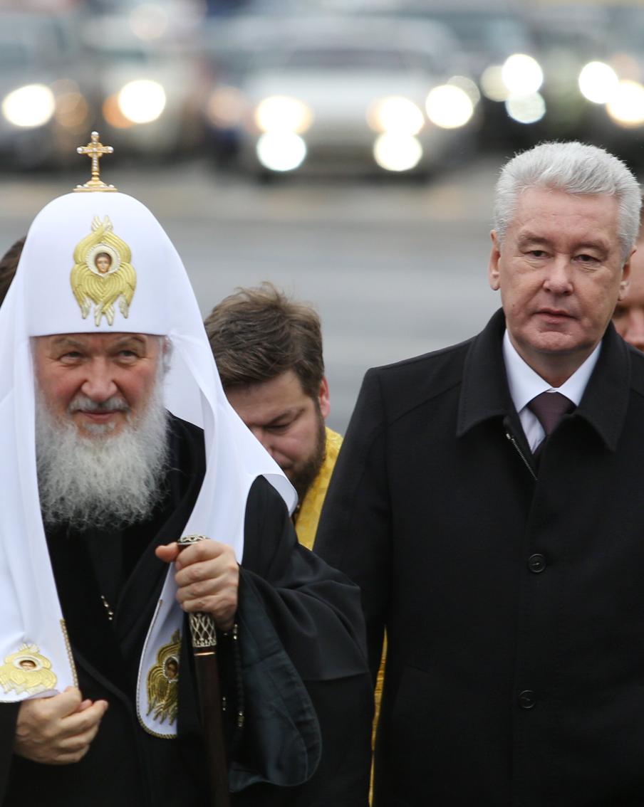 Сергей Собянин поздравил Патриарха Московского и всея Руси Кирилла с днём рождения