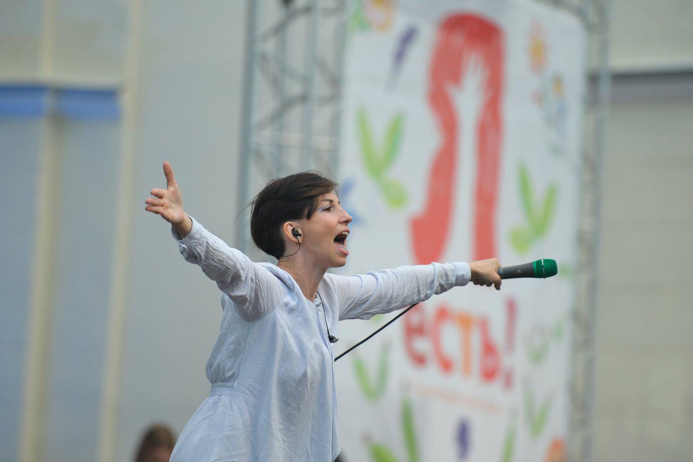 Солистка группы "Мураками" Диляра Вагапова.