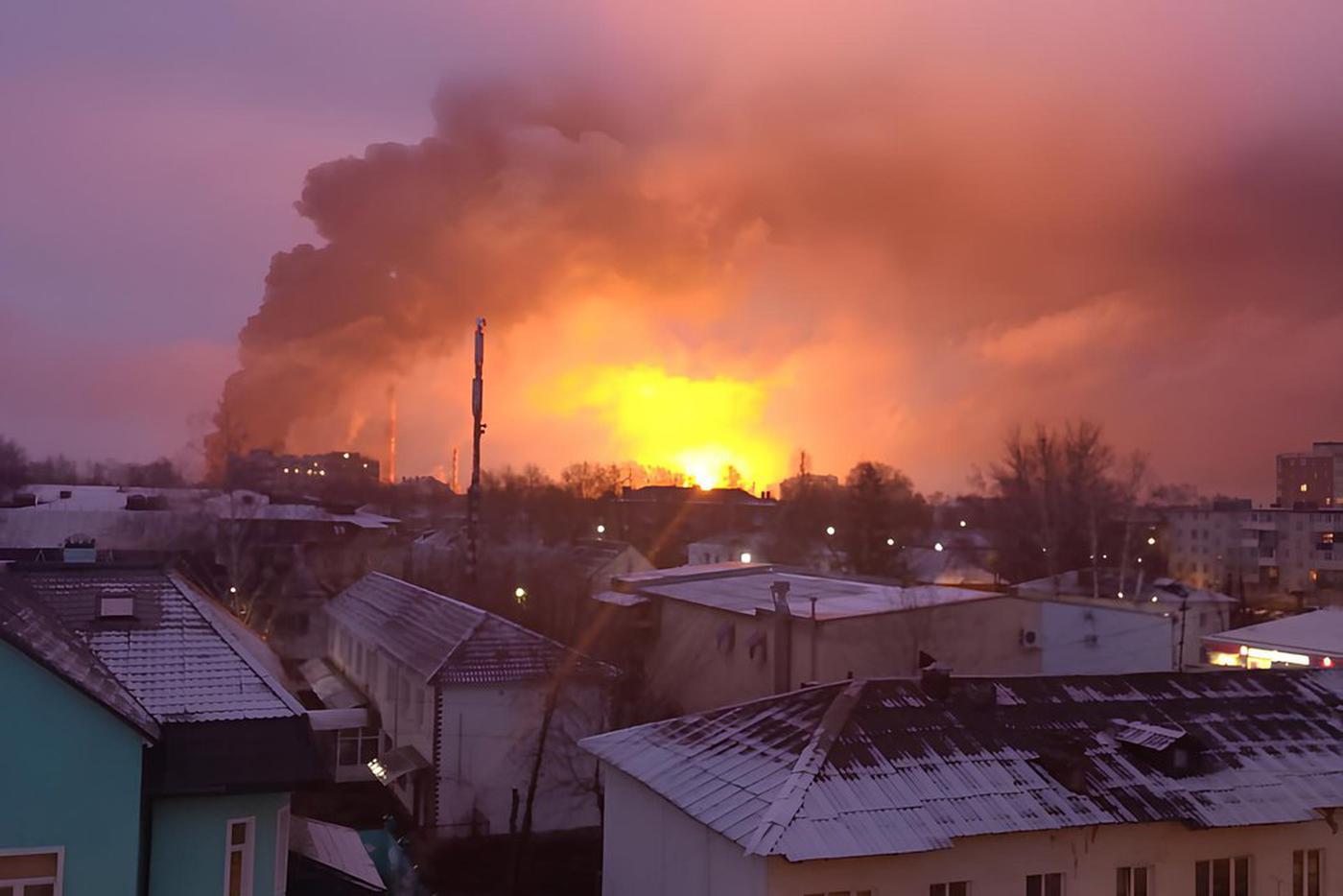 В Подмосковье украинскими дронами была атакована Шатурская ГРЭС