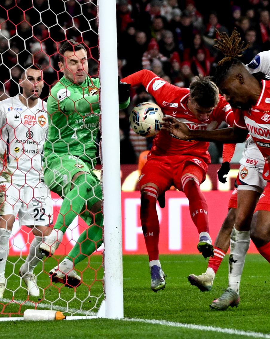 "Спартак" справился без помощи арбитра: как "красно-белые" одолели ЦСКА