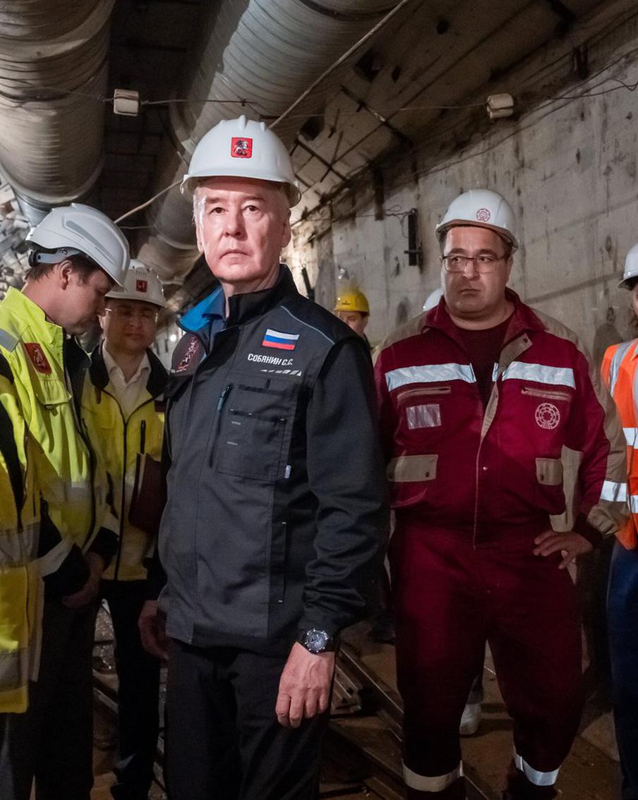 Мэр Москвы рассказал об особенностях строительства новой станции "Достоевская"