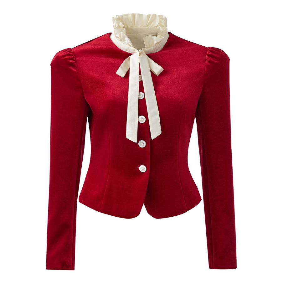 Бархатный жакет со съёмным воротником Calista (16 990 ₽)