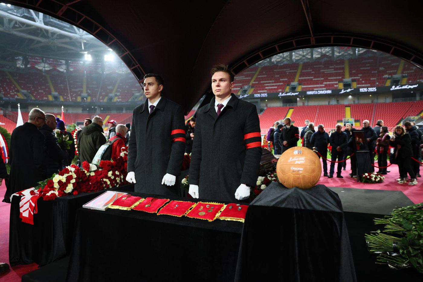 Церемония прощания с Никитой Симоняном.