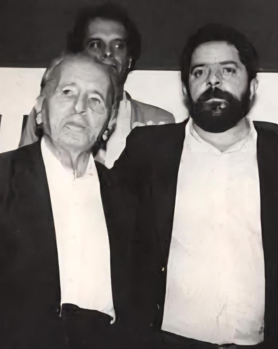 Престес и будущий президент Бразилии Лула да Силва